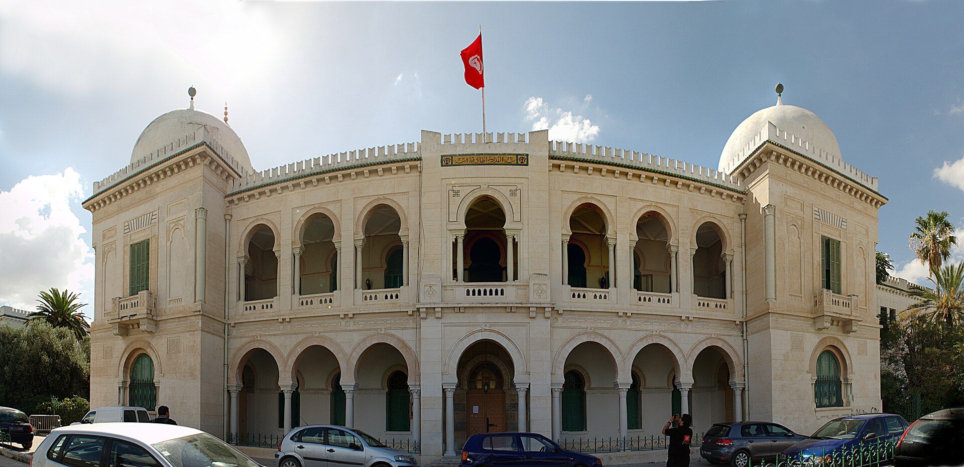 Sadiki College on the Kasbah hill (2013).